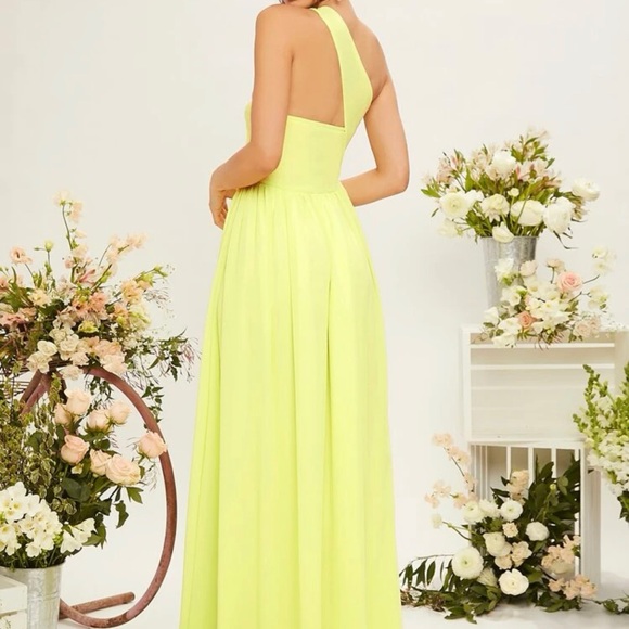 SHEIN Neon Yellow Dress - Picture 3 of 7